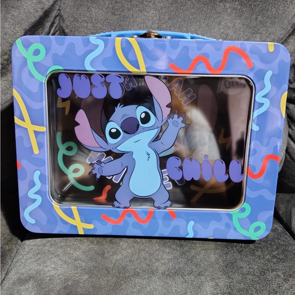 Stitch Themed Blue Lunchbox